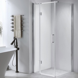 Cabina de dus din sticla profil aluminiu KZ1390B 90 x 90 cm - Img 2