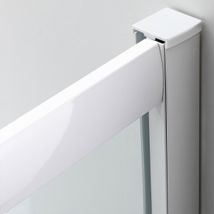Cabina de dus din sticla securizata cu cadita de dus inalta montaj stanga Maja 115 x 85 cm - Img 19