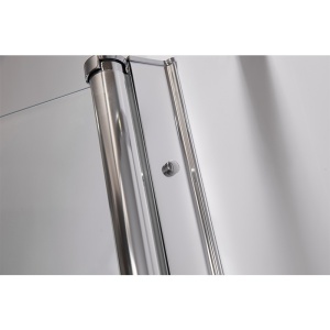 Cabina de dus din sticla securizata cu cadita de dus slim neagra KZ1180B/RIKO 90 x 90 cm - Img 16