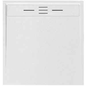 Cabina de dus patrata din sticla securizata si cadita de dus alba BL30B/DECO 90 x 90 cm - Img 15