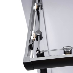 Cabina dus cu cadita inclusa, culoare negru, dimensiuni 90x90cm - Img 5