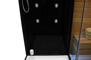 Cabina multifunctionala cu sauna uscata, sauna cu aburi si cabina de dus, montaj dreapta 180 × 110 × 223 cm - Img 9