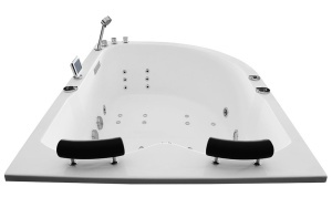 Cada asimetrica cu hidromasaj si cromoterapie SPA MUE-004A stanga 170 x 120 x 70 cm - Img 6