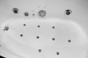 Cada baie cu hidromasa si SPA Black pentru o persoana, montaj dreapta, 169 x 90 x 56 cm - Img 14