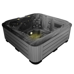 Cada cu hidromasaj, jacuzzi pentru gradina PRO 1353 AK.24 OB.03C 200 x 200 x 80 cm - Img 7