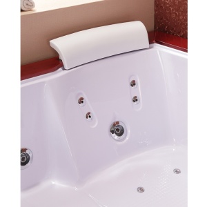 Cada cu hidromasaj pentru doua persoane Diablo 666 cu masca si finisaj stejar 180 x 150 cm - Img 23