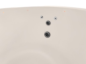 Cada cu hidromasaj rotunda, jacuzzi exterior crem, Pro Viking Spas pentru 5 persoane 234 x 234 x 95 cm - Img 8