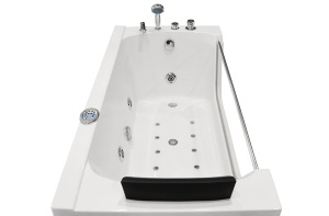 Cada cu hidromasaj si cromoterapie MO-0319, 170 x 80 cm, panou de sticla, Bluetooth si radio - Img 4