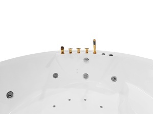 Cadă de baie albă cu spa și hidromasaj PRO-18027 – 180 × 180 × 60 cm - Img 8