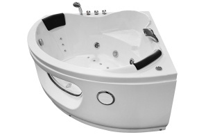 Cada de baie cu hidromasaj MO-1001 Turbo+ SPA de colt 140 x 140 x 65 cm pentru 2 persoane - Img 3