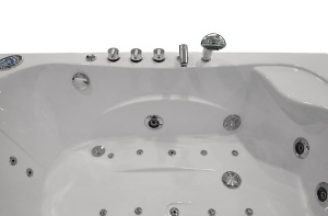 Cada de baie cu hidromasaj MO-1633 Turbo Spa – 168 x 86 x 60 cm, geam frontal si incalzitor, alb - Img 12