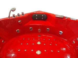 Cadă de baie cu hidromasaj RED SPA MO-1004 HC - cu încălzitor, 152x152x56 cm - Img 3