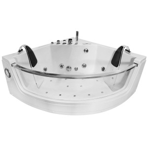 Cada de baie cu hidromasaj si Black SPA pentru 2 persoane, dimensiune 141x141x61cm