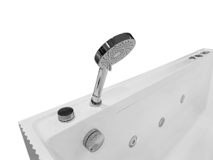 Cada de baie cu hidromasaj si design canelat MO-18008AL-170, 170 x 75 x 59 cm, cascada si Bluetooth - Img 12