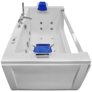 Cada de baie cu hidromasaj si SPA Blue pentru o persoana 176 x 85 x 61 cm - Img 6