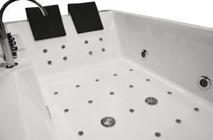 Cada de baie cu hidromasaj si Turbo Spa pentru 2 persoane 186 x 121 x 65 alba - Img 8