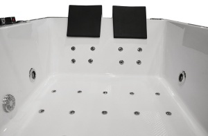 Cada de baie cu hidromasaj si Turbo Spa pentru 2 persoane 186 x 121 x 65 alba - Img 18