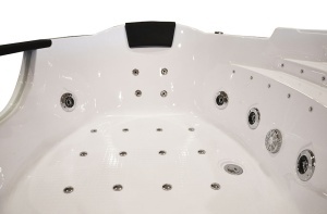Cada de baie cu hidromasaj SPA MO-1678, alba, 150 x 150 x 62 cm - Img 6