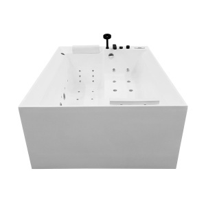 Cada de baie cu hidromasaj spa MO-18046, 185 x 135 x 65 cm, 2 persoane, baterie termostatica, Bluetooth - Img 5
