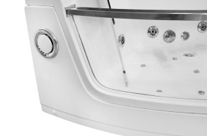 Cada de baie de colt cu hidromasaj si aeromasaj MO-0053N – 141 x 141 x 61 cm, 2 persoane, Bluetooth si cromoterapie - Img 12