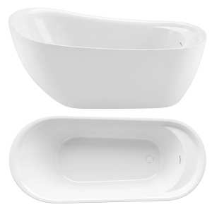 Cada de baie freestanding, alba, Rea Orte 170 - Img 11