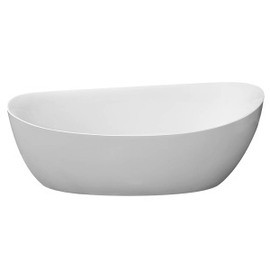 Cada de baie freestanding ovala MO-18001A – 170 x 80 x 68 cm, alb lucios - Img 3