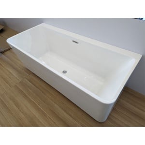 Cada de baie freestanding Sofia 515A alba, ventil crom – 140 x 75 cm - Img 12