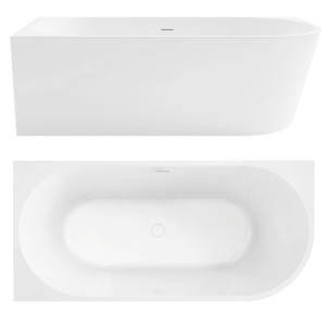 Cada de baie pe colt stanga Bellanto Sydney 150 cm alb - Img 11