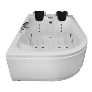Cada de dus cu hidromasaj pentru 2 persoane si montaj dreapta PRO1631 Turbo 180 x 120 x 54 cm - Img 4