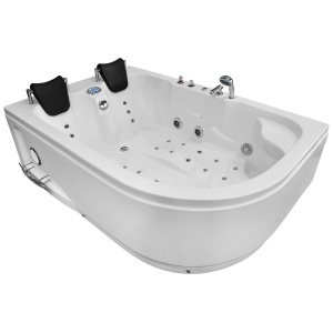 Cada de dus cu hidromasaj pentru 2 persoane si montaj stanga PRO1631 180 x 120 x 54 cm