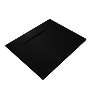Cadita de dus dreptunghiulara Pro SMC negru 100 x 80 x 2.6 cm
