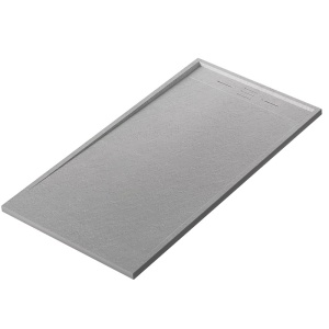 Cadita de dus dreptunghiulara slim finisaj mat DEKO 120x80 cm gri - Img 5