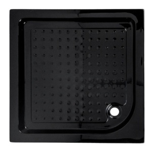 Cadita de dus inalta SXL02A, culoare negru dimensiune 80x80x15cm - Img 2