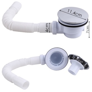 Cadita dus PRO VELDMAN, acril, alb ,dimensiuni diferite, sifon inclus - Img 3