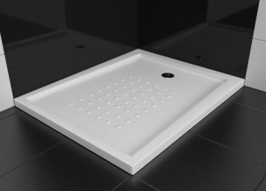 Cadita dus PRO VELDMAN, acril, alb ,dimensiuni diferite, sifon inclus - Img 5