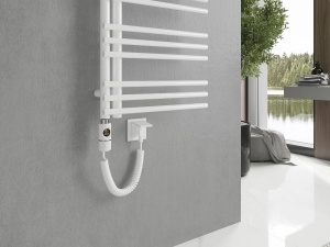 Calorifer de baie portprosop si electric 600W Neptun alb 1400 x 500 mm - Img 3