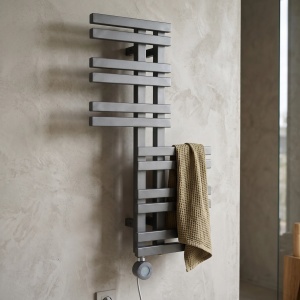 Calorifer electric, portprosop, REA RIDO 90X50 cm, Gri Mat - Img 6