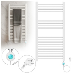 Calorifer electric vertical KATLA-WH 250W pentru baie 100x50, alb - Img 14