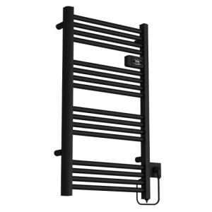 Calorifer electric vertical LOA-BL ECO 500W pentru baie 96x54, negru - Img 2