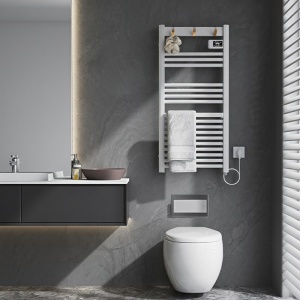Calorifer port prosop electric din aluminiu pentru baie Eco Ladder 500W - Img 9