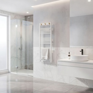 Calorifer portprosop pentru baie Yasur 120 x 50 cm alb - Img 14