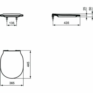 Capac wc softclose Ideal Standard Connect Air slim - Img 2