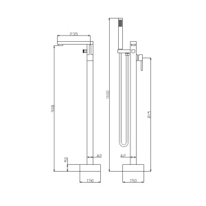 Chiuveta Bucatarie REA CADDY WHITE, Dimensiuni 80 x 46.5 x 19.5 cm, 2 Cuve, Incastrabila, Forma Dreptunghiulara, Alb - Img 8