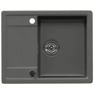 Chiuveta de bucatarie Kernau , Design Modern Cu o Singura Cuva Din Granit 57x45cm, Culoare Grafit - Img 1
