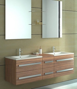 Chiuveta incastrata REA DAFNE 70, Dimensiuni 46.5 cm x 71.5 x 17 cm, Ceramica Sanitara, gaura baterie, Alb - Img 6