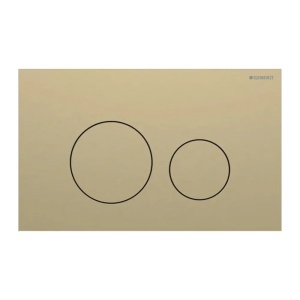 Clapeta de actionare Geberit Sigma40 Slim culoare alama finisaj periat