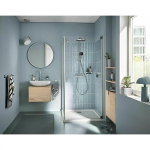 Coloana de dus cu baterie termostatata Grohe Vitalio Start Cube 250 crom lucios - Img 2