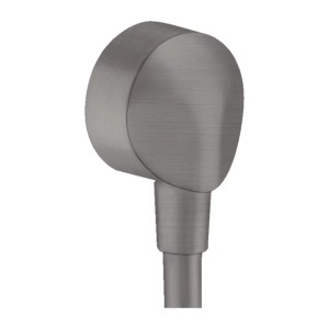 Cot conector dus Hansgrohe FixFit E negru - crom periat - Img 1