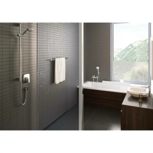 Cot de iesire dus Hansgrohe Fixfit E negru mat - Img 3