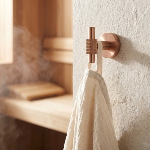 Cuier de baie Rea Rivo Brush Copper - Img 2
